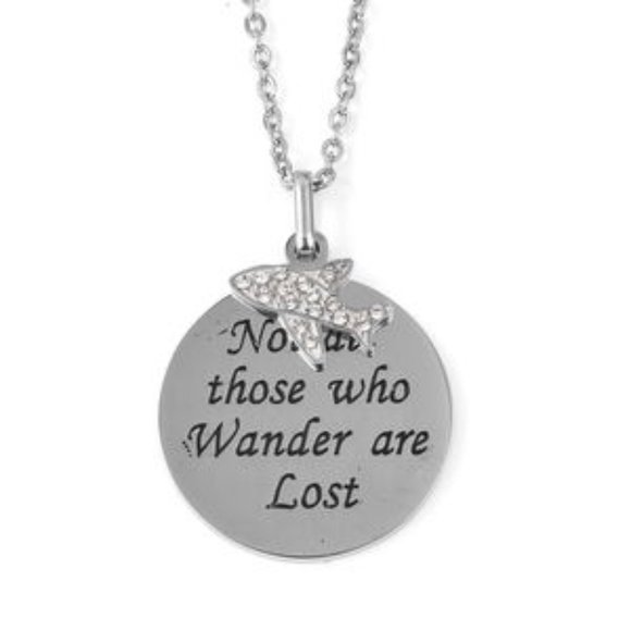 Jewelry - Austrian Crystal Charm Pendant Necklace.